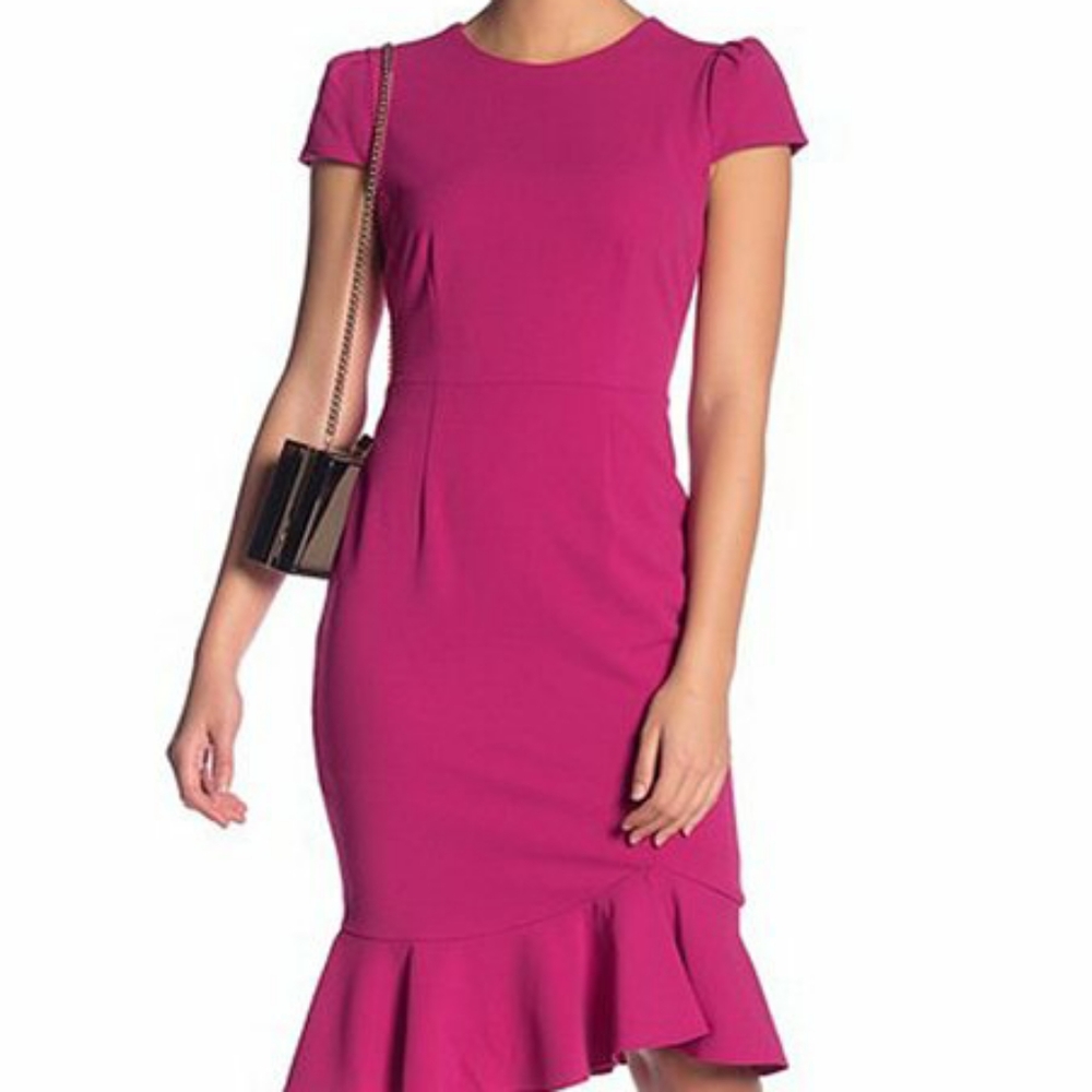 NWT Betsey Johnson Fuchsia dress
